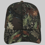 OTTO Camouflage Superior Polyester Twill Six Panel Low Profile Mesh Back Trucker Hat