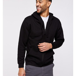 Unisex Full-Zip Fleece Hoodie Sweatshirt