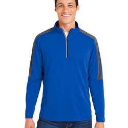 Men's Market Snag Protect Mesh Colorblock Quarter-Zip