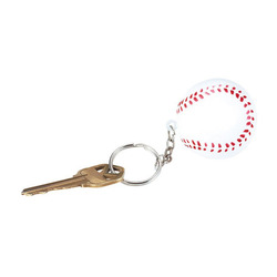 Baseball Shape Stress Ball Keychain