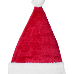 Holiday Christmas Plush Santa Hat