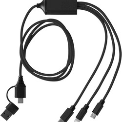 3-in-1 Charging Cable with Dual Input