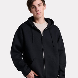 Rugged Full-Zip Hooded Sweatshirt