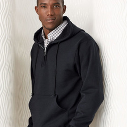 Unisex NuBlendĀ® Quarter-Zip Hooded Sweatshirt