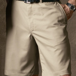 Men's Plain Front Shorts