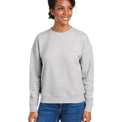 Women's Garment-Dyed Crewneck Sweatshirt