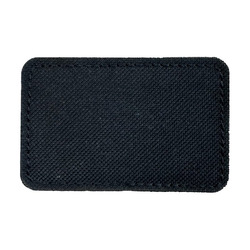 Medium Blank Black Patch - Qty 10