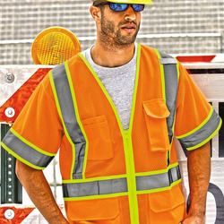 Unisex Ultra-Cool™ Six-Pocket Mesh Surveyor’s Vest