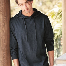 Unisex Lightweight Hooded Pullover T-Shirt