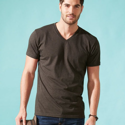 Men's CVC V-Neck T-Shirt