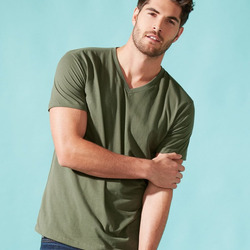 Men's Sueded V-Neck T-Shirt