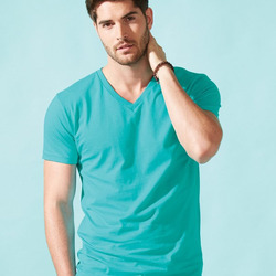 Unisex Cotton V-Neck T-Shirt