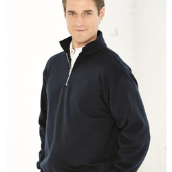 USA-Made Quarter-Zip Pullover Sweatshirt