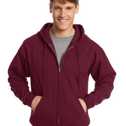 Unisex EcoSmart® Full-Zip Hooded Sweatshirt
