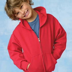Youth EcoSmart® Full-Zip Hooded Sweatshirt