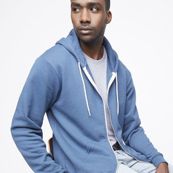 Unisex USA-Made Flex Fleece Full-Zip Hoodie Sweatshirt