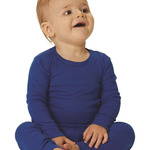 Infant Baby Rib Pajama Long Sleeve Top