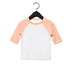 Toddler Three-Quarter Sleeve Baseball T-Shirt