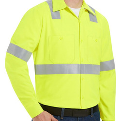 Men's Tall High Visibility Work Shirt