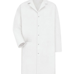 Unisex Tall Gripper Front Lab Coat