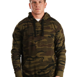 Men's Enzyme-Washed French Terry Hooded Sweatshirt
