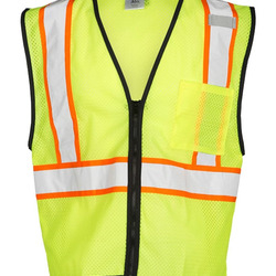 Unisex Chemically Treated Contrast Mesh Vest