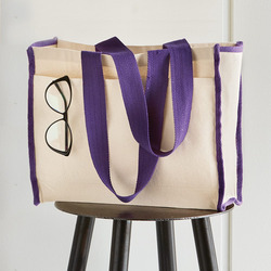 14L Tote with Contrast-Color Handles