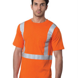 Unisex USA-Made High Visibility Pocket T-Shirt