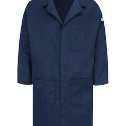 Men's Concealed Snap Front Lab Coat - EXCEL FR® ComforTouch® - 6 oz.