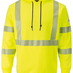 Men's Tall Hi-Visibility Hooded Sweatshirt