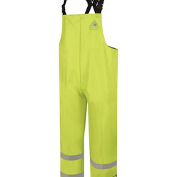 Men's Hi-Visibility Flame-Resitant Rain Bib Overall - 13 oz.