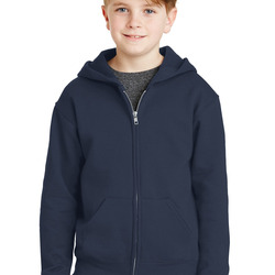 Youth NuBlend ® Full Zip Hooded Sweatshirt