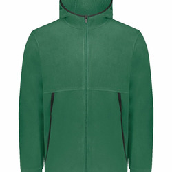 Unisex Eco Revive™ Polar Fleece Hooded Full-Zip Jacket