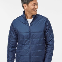 Men's 3-Stripes Puffer Full-Zip Jacket