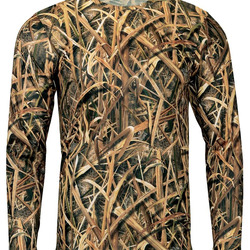 Men's Oxford Performance Camo Print Long Sleeve T-Shirt