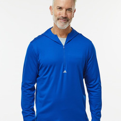 Men's Lightweight Quarter-Zip Hooded Pullover