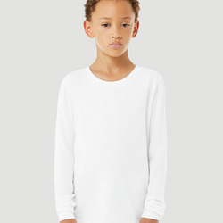 Youth Heather CVC Long Sleeve Tee