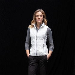 Cutter & Buck Rainier PrimaLoft Womens Eco Insulated Full Zip Puffer Vest