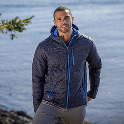 Cutter & Buck Rainier Primaloft Eco Mens Full Zip Hooded Jacket