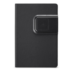 Refillable Journal with Wireless Charging Panel