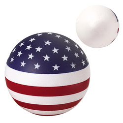 Stars and Stripes Patriotic Round Stress Ball